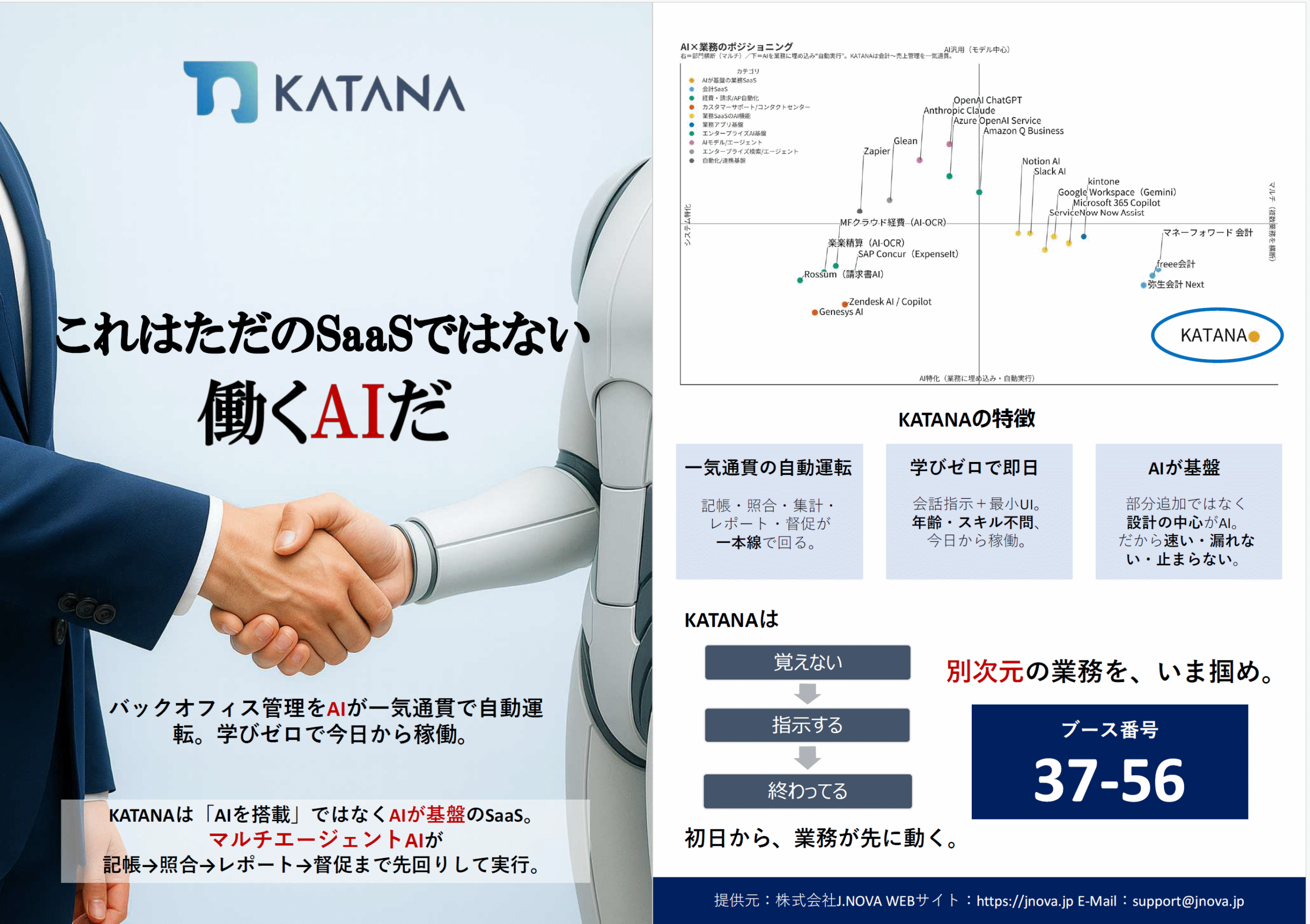 KATANA 出展ビラ（ブース番号 37-56）